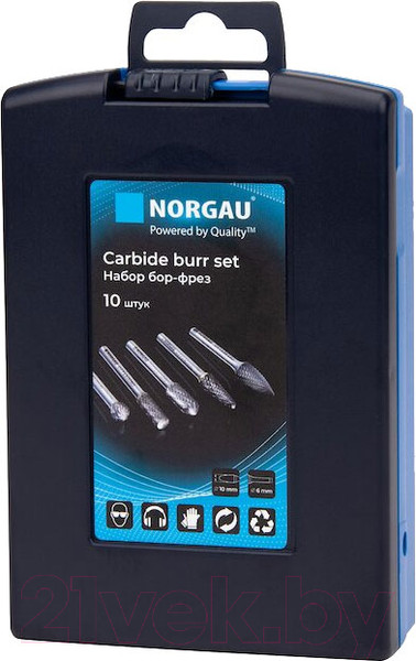 Изображение товара Набор борфрез Norgau HM KPLM06X-45 DCM D10 / 077200010
