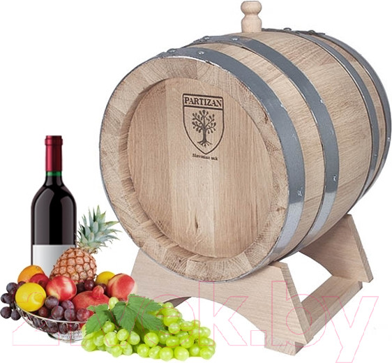 Изображение товара Бочка для напитков PARTIZAN Славонский дуб (10л)