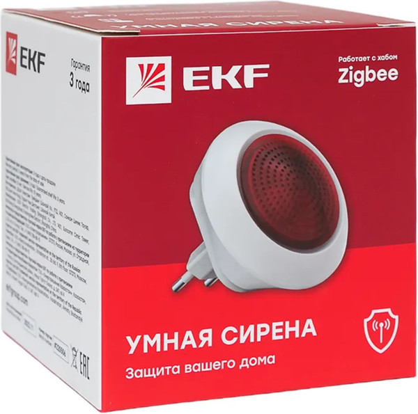 Изображение товара Сирена комнатная EKF Zigbee Connect is-sr-sb