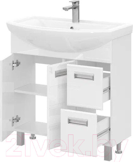 Изображение товара Тумба под умывальник Volna Joli 80.2D.2Y Балтика