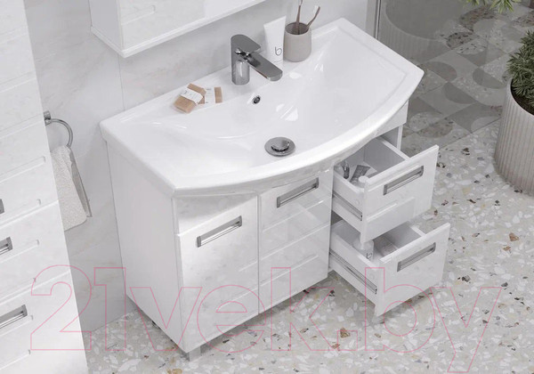 Изображение товара Тумба под умывальник Volna Joli 80.2D.2Y Балтика