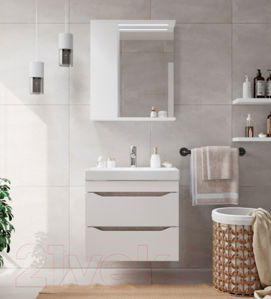 Изображение товара Тумба под умывальник Volna Lake 80.2Y (подвесная)