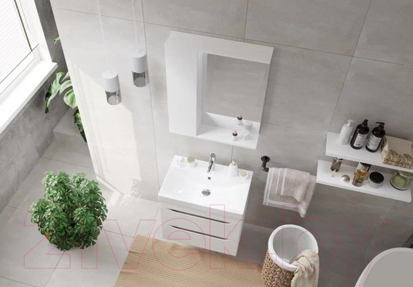 Изображение товара Тумба под умывальник Volna Lake 80.2Y (подвесная)