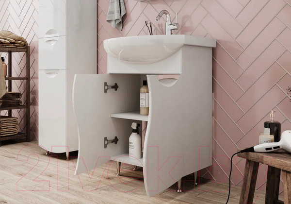 Изображение товара Тумба под умывальник Volna Adel 60.2D Балтика