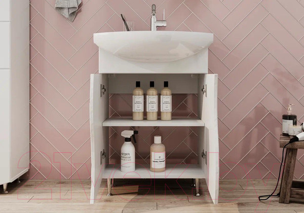 Изображение товара Тумба под умывальник Volna Adel 60.2D Балтика