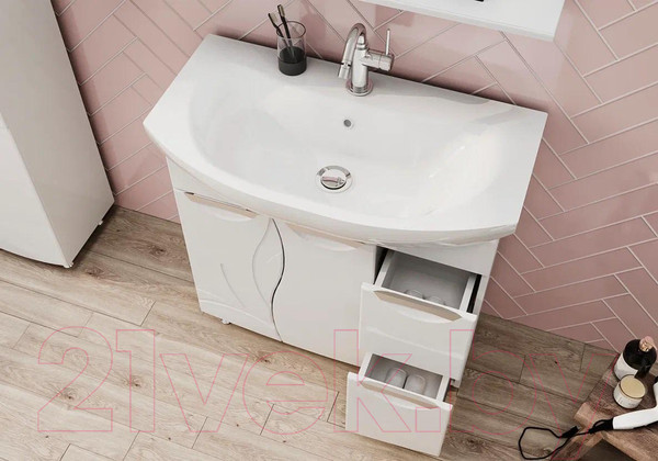 Изображение товара Тумба под умывальник Volna Adel 80 2D.2Y Балтика