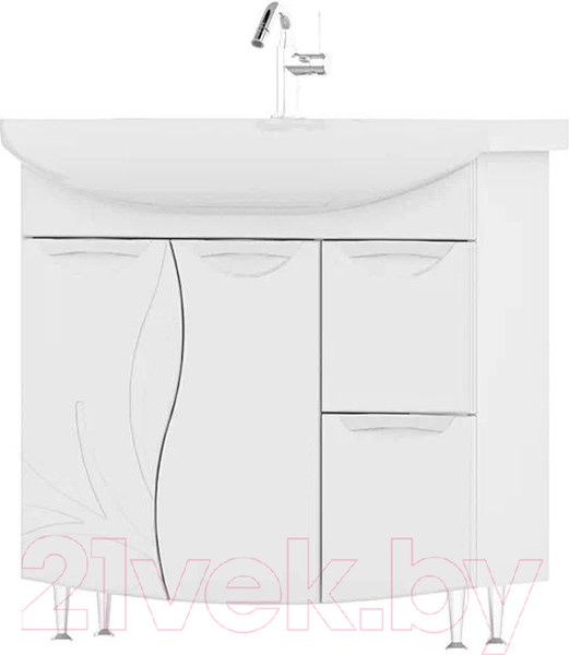 Тумба под умывальник Volna Adel 80 2D.2Y Балтика