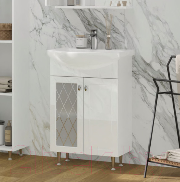 Изображение товара Тумба под умывальник Volna Milena 55.2D Балтика