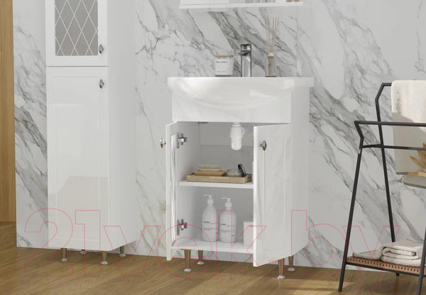 Изображение товара Тумба под умывальник Volna Milena 55.2D Балтика