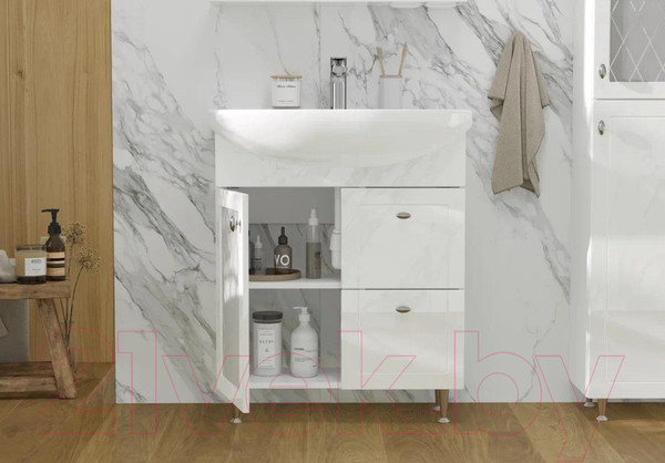 Изображение товара Тумба под умывальник Volna Milena 70.1D.2Y Балтика