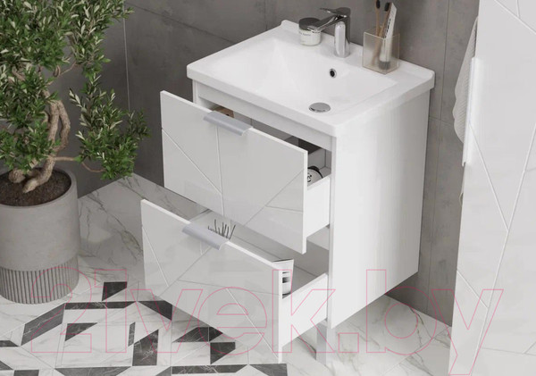 Изображение товара Тумба под умывальник Volna Twing 80.2Y Миранда (белый)