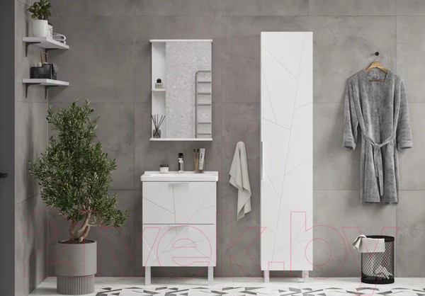 Изображение товара Тумба под умывальник Volna Twing 80.2Y Миранда (белый)