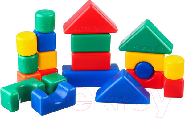 Изображение товара Конструктор Синий трактор Цветные кубики / 9586802