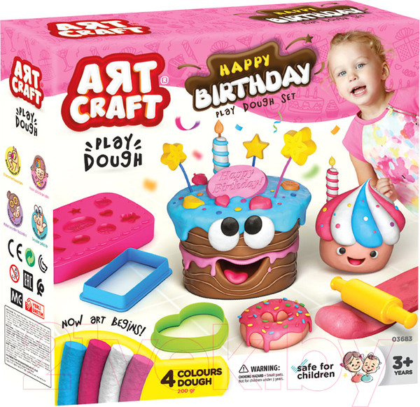 Изображение товара Набор для лепки Aяt Craft День Рождения! 03683/ОР