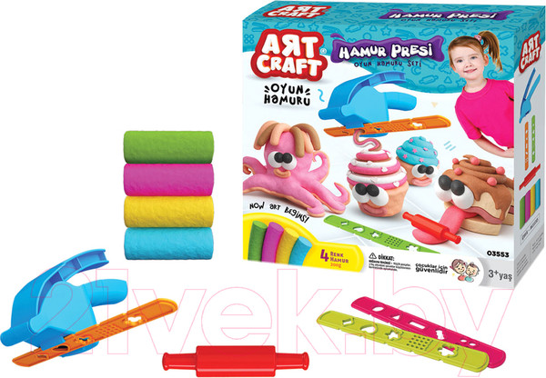Изображение товара Набор для лепки Aяt Craft Веселые фантазии 03553/ОР