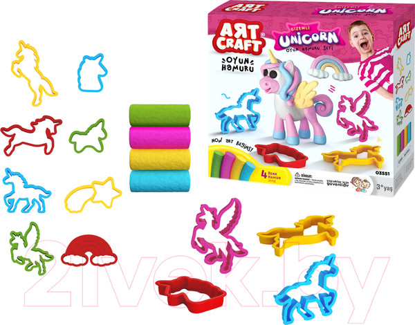 Изображение товара Набор для лепки Aяt Craft Единороги 03551/ОР