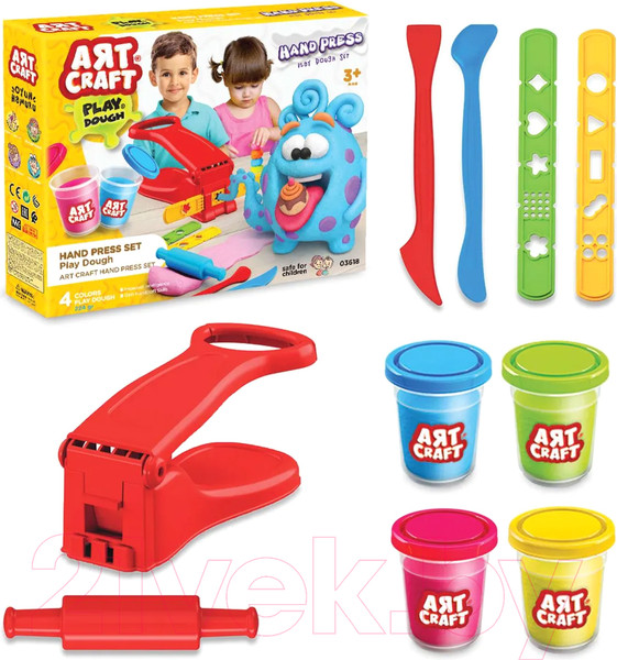 Изображение товара Набор для лепки Aяt Craft Ручной пресс / 03618/ОР