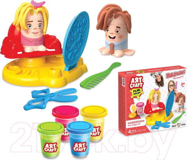 Изображение товара Набор для лепки Aяt Craft Веселый парикмахер 03458/ОР