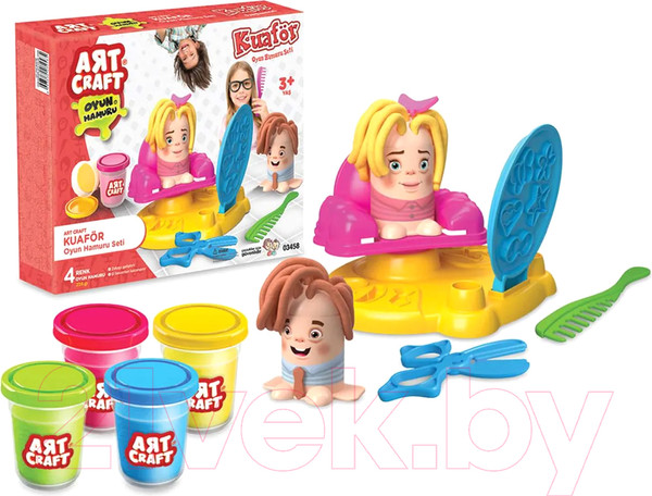 Изображение товара Набор для лепки Aяt Craft Веселый парикмахер 03458/ОР
