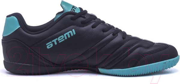 Изображение товара Бутсы футбольные Atemi Indoor Kids SBA-004 (черный/бирюзовый, р-р 31)