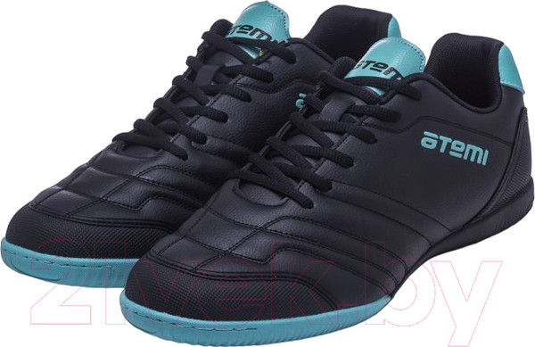 Изображение товара Бутсы футбольные Atemi Indoor Kids SBA-004 (черный/бирюзовый, р-р 34)