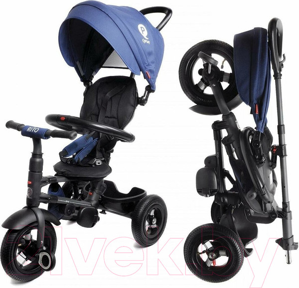 Изображение товара Трехколесный велосипед с ручкой QPlay QA6J