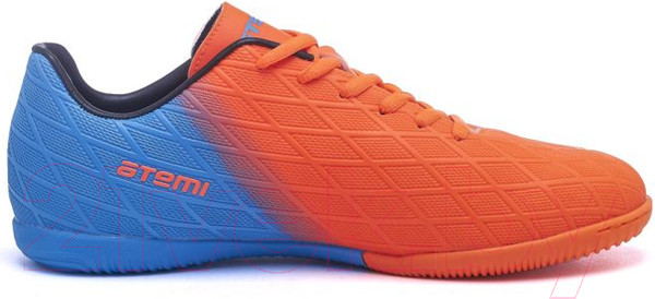 Изображение товара Бутсы футбольные Atemi Indoor Kids SBA-005 (оранжевый/голубой, р-р 34)