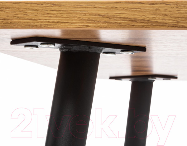 Изображение товара Обеденный стол Tetchair Pluto (дуб вотан/черный)