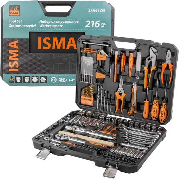Изображение товара Универсальный набор инструментов ISMA ISMA-38841DS (56482)