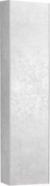 Изображение товара Шкаф-полупенал для ванной Акватон Марбл Слэйт (1A276403MH8A0)