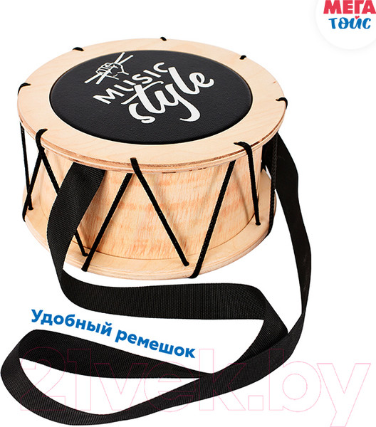 Изображение товара Музыкальная игрушка Mega Toys Барабан Music Style / 11779