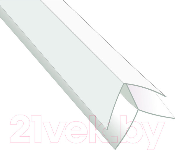 Изображение товара Угол для стеновой панели STELLA Наружный. Для ПВХ панелей (5мм)