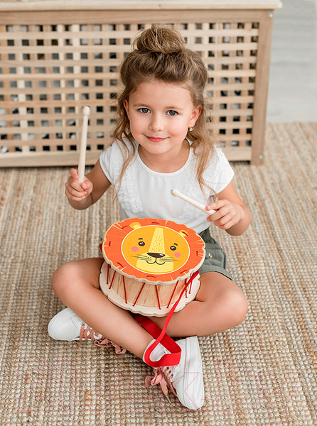 Изображение товара Музыкальная игрушка Mega Toys Барабан Львенок / 11224