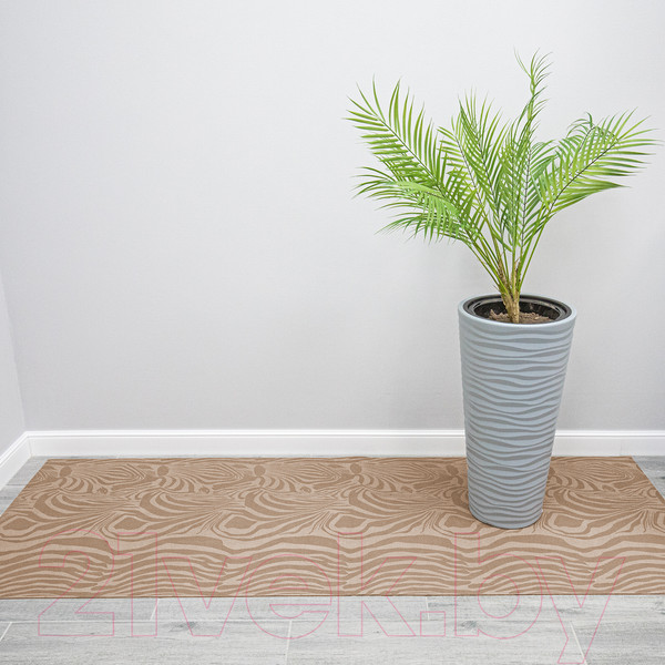 Изображение товара Коврик защитный Вилина Противоскользящий. Элемент 65x150 / 7176-Zebra_Brown (коричневый)