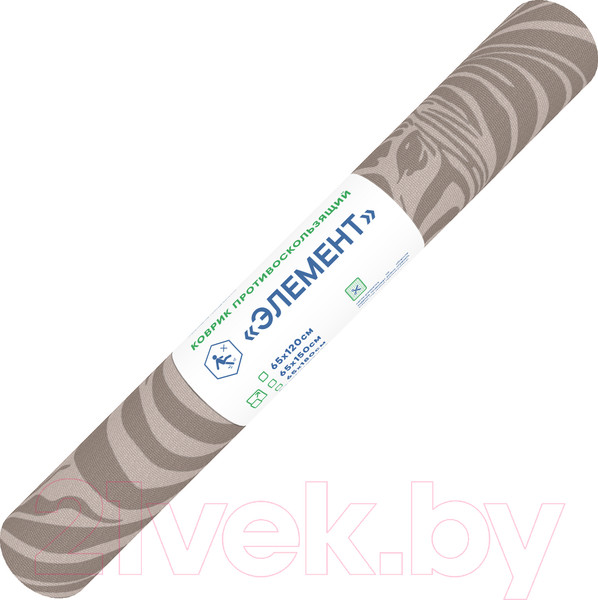 Изображение товара Коврик защитный Вилина Противоскользящий. Элемент 65x180 / 7177-Zebra_Brown (коричневый)