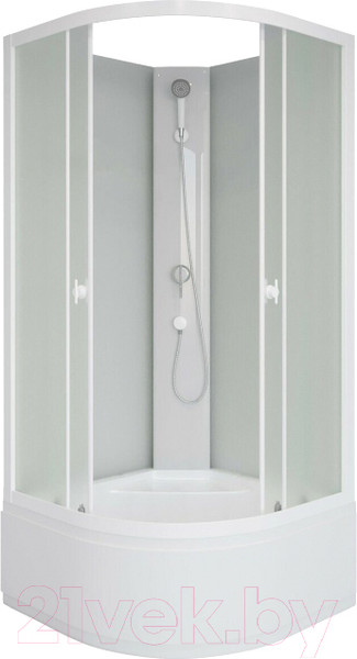 Изображение товара Душевая кабина Niagara Promo P80/40/MT/BK 80x80x195