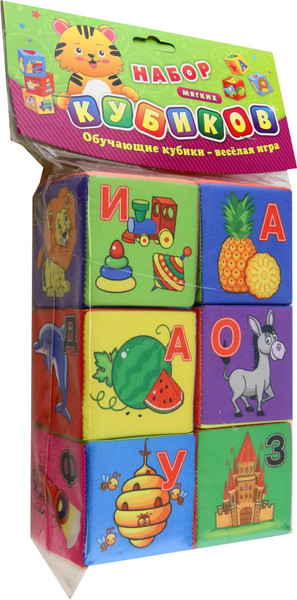 Изображение товара Развивающий игровой набор Учитель-Канц Кубики. Алфавит / 4630042758834