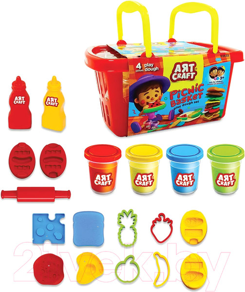 Изображение товара Набор для лепки Aяt Craft Корзинка для пикника / 03633