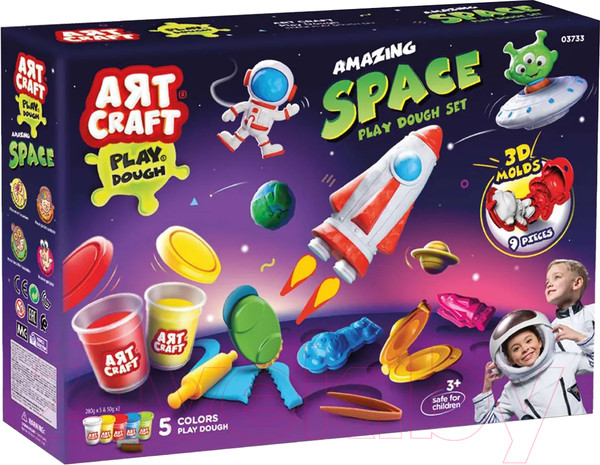 Изображение товара Набор для лепки Aяt Craft Летим в космос / 03733