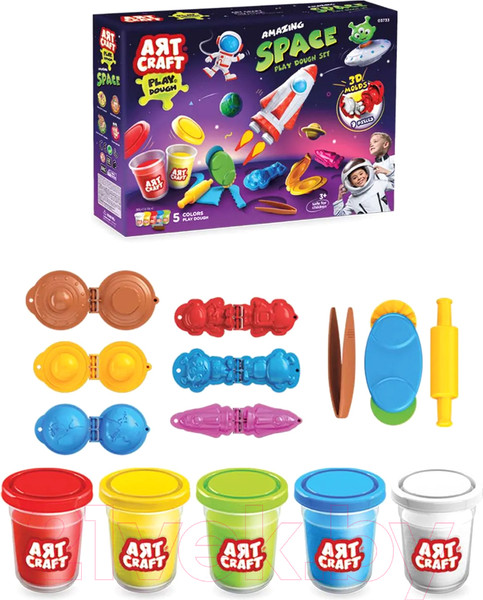 Изображение товара Набор для лепки Aяt Craft Летим в космос / 03733
