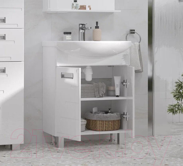 Изображение товара Тумба с умывальником Volna Joli 70.2D Балтика 70 (напольная)