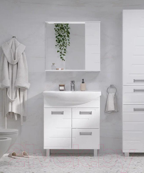 Изображение товара Тумба с умывальником Volna Joli 70.1D.2Y Балтика 70 (напольная)