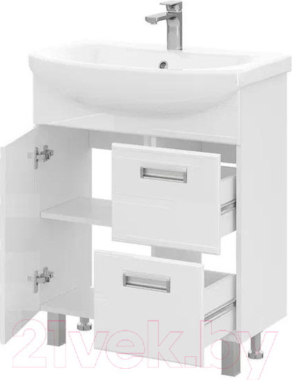 Изображение товара Тумба с умывальником Volna Joli 70.1D.2Y Балтика 70 (напольная)