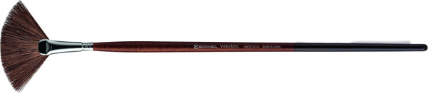 Изображение товара Кисть для рисования Escoda Versatil Brush. Синтетика веерная №2 / S3040-2 (темно-коричневый)