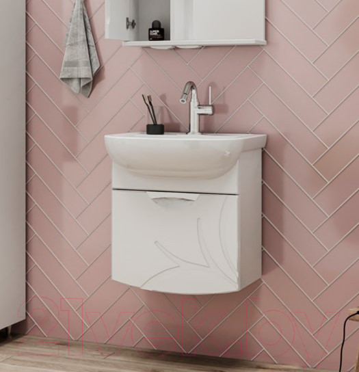 Изображение товара Тумба с умывальником Volna Adel 60.1Y Балтика 60 (подвесная)