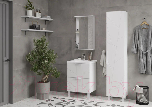 Изображение товара Тумба с умывальником Volna Twing 70.2Y Миранда 70 (напольная)