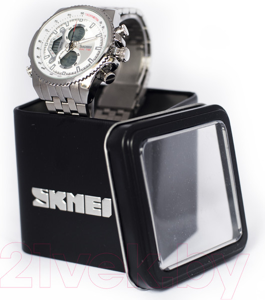 Изображение товара Часы наручные мужские Skmei 0993 (серебристый)