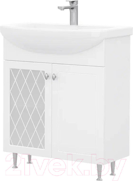 Изображение товара Тумба с умывальником Volna Milena 70.2D Балтика 70 (напольная)