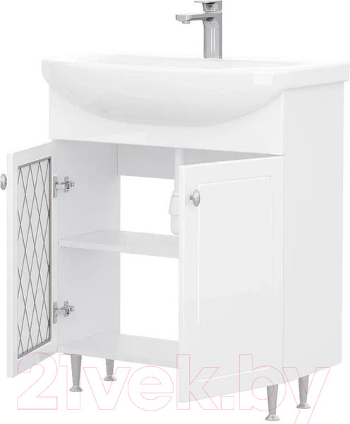 Изображение товара Тумба с умывальником Volna Milena 70.2D Балтика 70 (напольная)