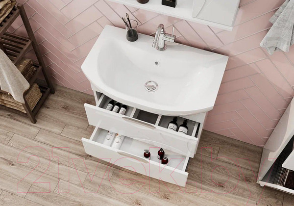 Изображение товара Тумба с умывальником Volna Adel 70.2Y Балтика 70 (напольная)